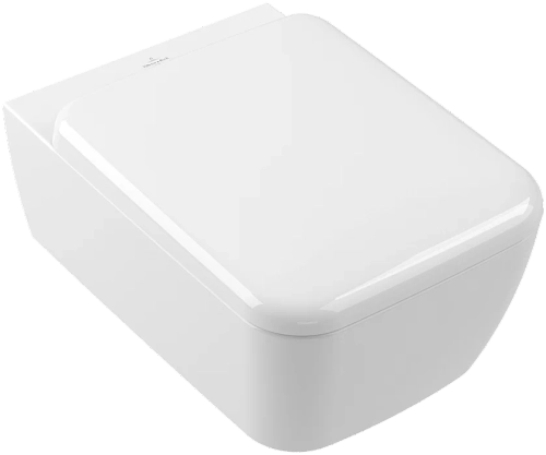 Унитаз подвесной Villeroy&Boch Skyla 4682CL01 альпийский белый, с крышкой микролифт, безободковый, слив-торнадо