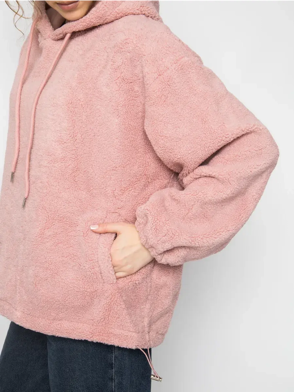 Толстовка плюшевая с капюшоном