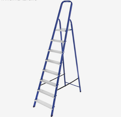 Стремянка ТУНДРА, металлическая комбинированная, 8 ступеней, 1670 мм 4590970