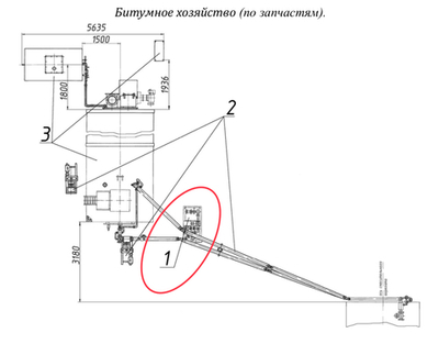 ДС-185 00.15.000 Разводка теплоносителя