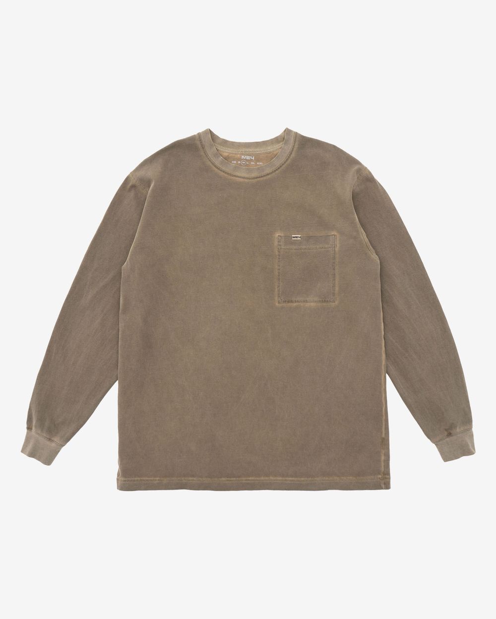 Лонгслив Меч SS24 Garment Dyed Cocoa коричневый