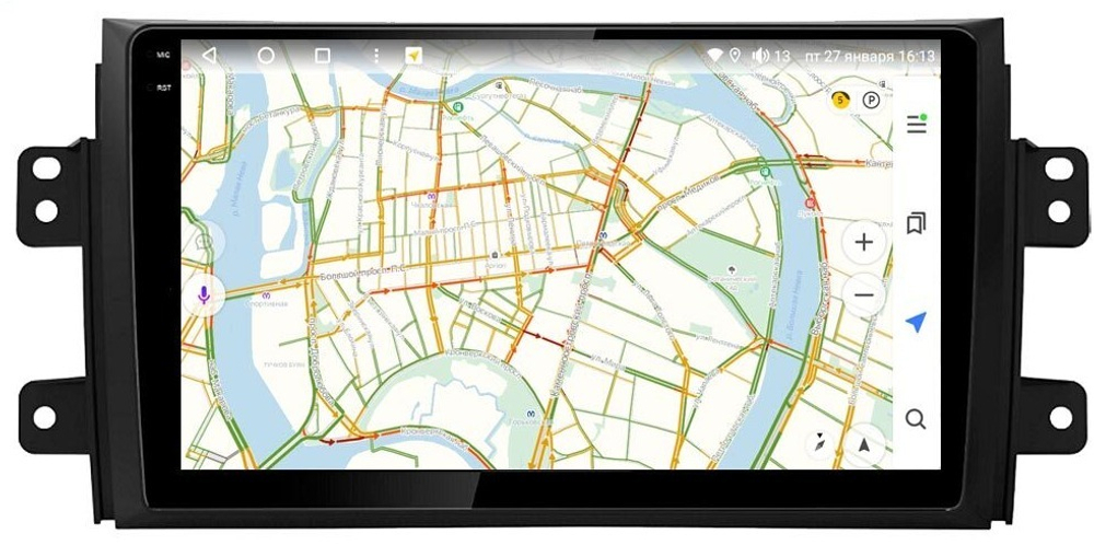 Магнитола для Suzuki SX4 2006-2014 - Vaycar VA75-0124-2K на Android 13, 8-ядер, 2K QLED, ТОП процессор, CarPlay, 4G SIM-слот