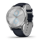 Часы для фитнеса Garmin vivomove Luxe, серебристый, 010-02241-20