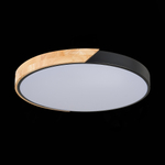 SLE200942-01 Светильник потолочный Черный, Светлое дерево/Белый LED 1*45W 3000K/4000K/6000K