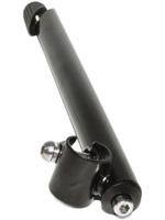 Шток штырь держатель руля D25.4mm L300mm черный для велосипеда