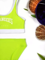 купальник раздельный спортивный 3 в 1 с шортами и топом