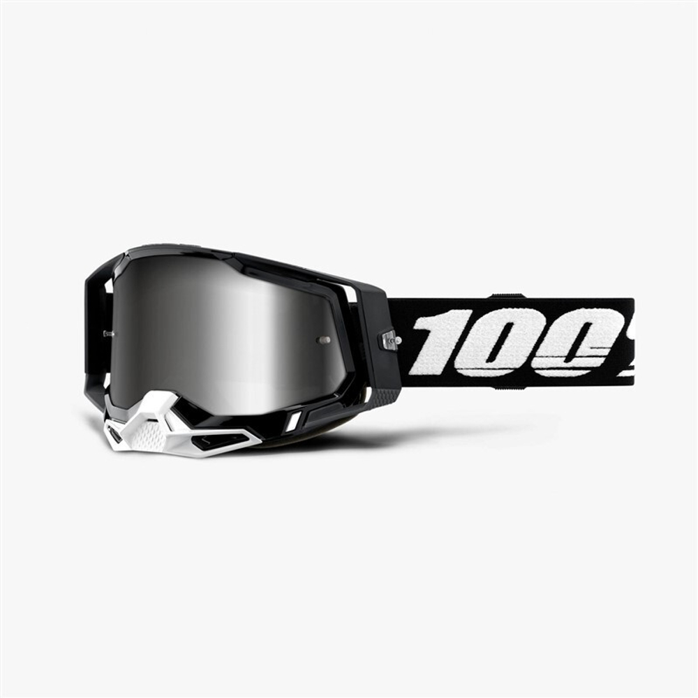 Очки 100% Racecraft 2 Goggle Black / Mirror Silver Lens (50121-252-01)