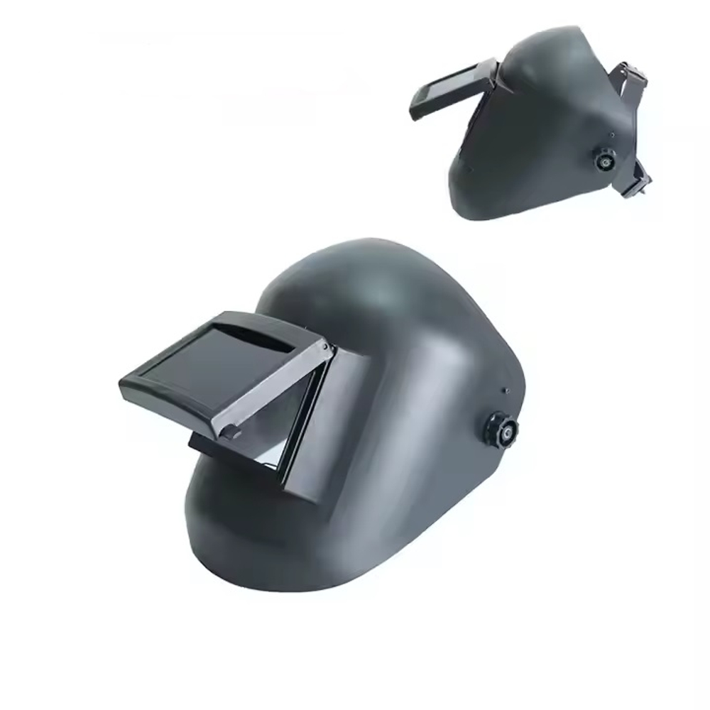 Маска сварочная MaxWeld HF402-1 с откидным светофильтром 108х50мм