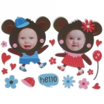 Наклейка-фоторамка 30*50см «Zoo-Bear» на 2 фото EK-XAT1004