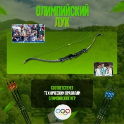 Лук спортивный со стрелами 34 Lbs для ЛЕВШИ