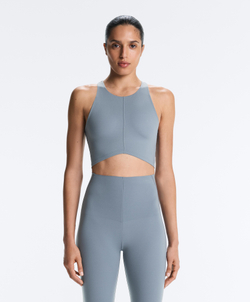 Oysho Топ Compressive, серо-синий