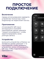 Носимый вибратор для клитора, каплевидный, розовый