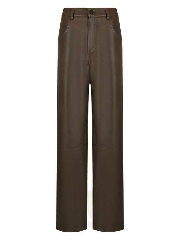 Trousers olive color