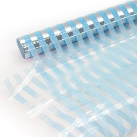 Пленка прозрачная "Полоски" (10м)