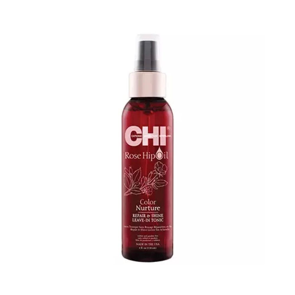 CHI Rose Hip Oil Repair & Shine Leave-In Tonic Тоник несмываемый с маслом дикой розы, 118 мл