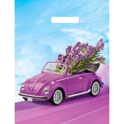 Пакет с вырубной ручкой 31х40см (60) (Аромат лаванды) Глянцевый Артпласт (х50/1000)