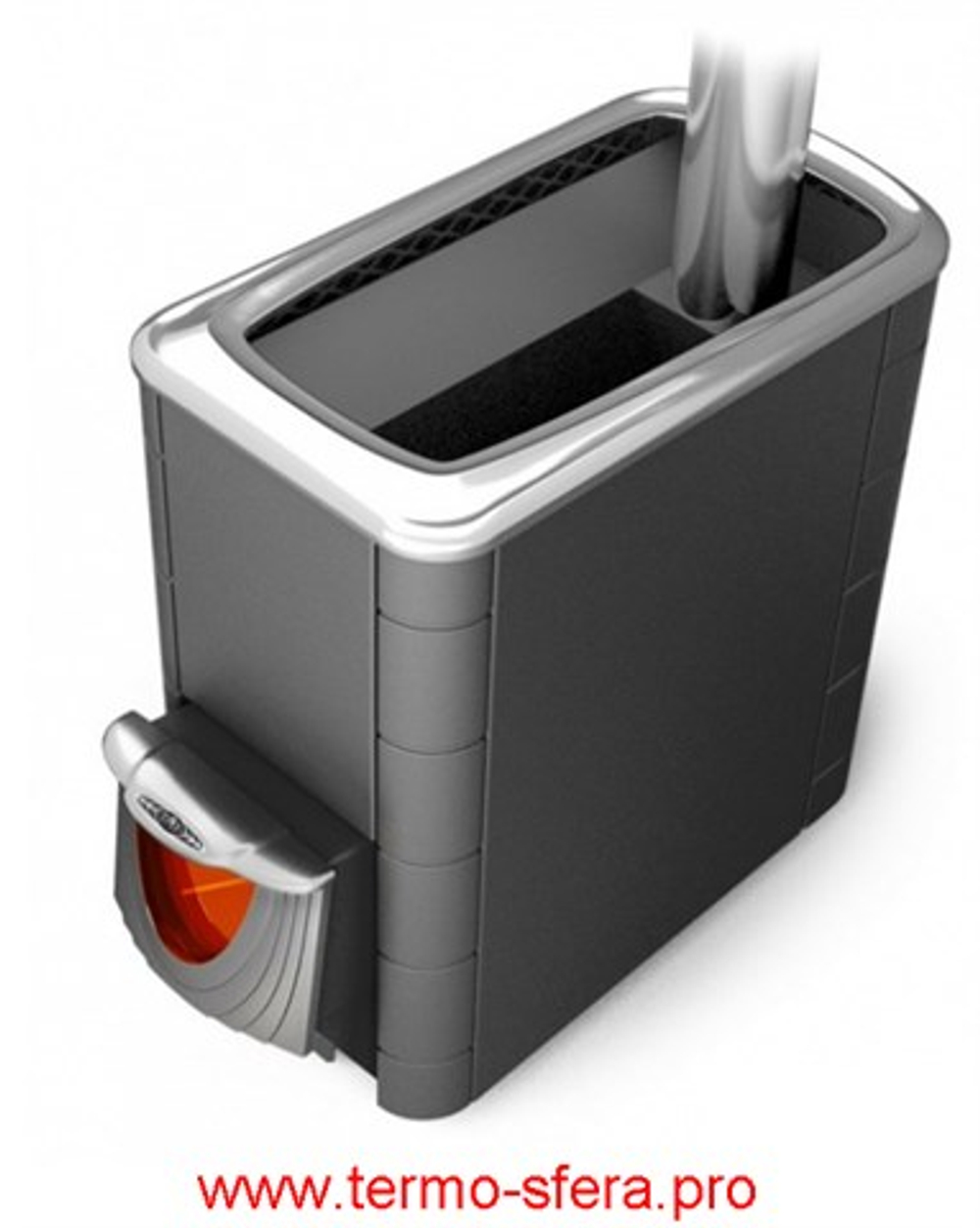 Печь для бани Тунгуска XXL 2013 Inox ДНС КТК антрацит