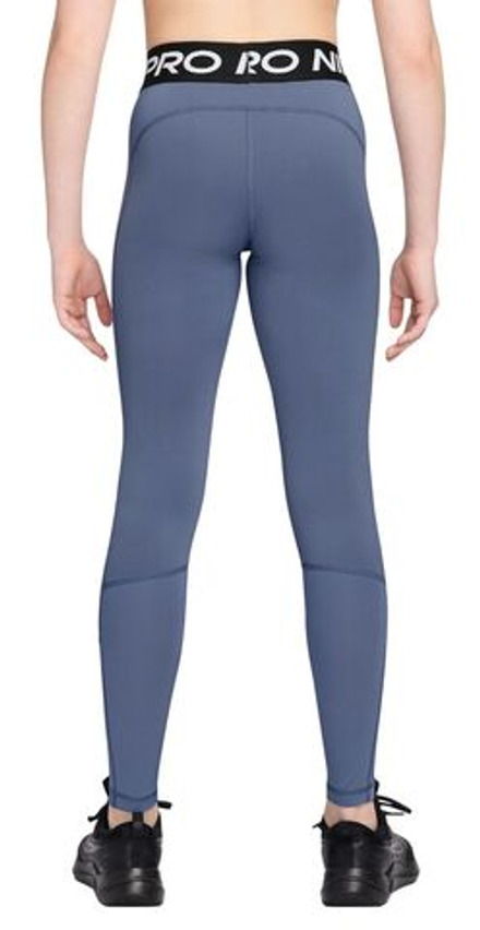 Брюки для девочки теннисные Nike Girls Pro Dri-Fit - world indigo/black/white