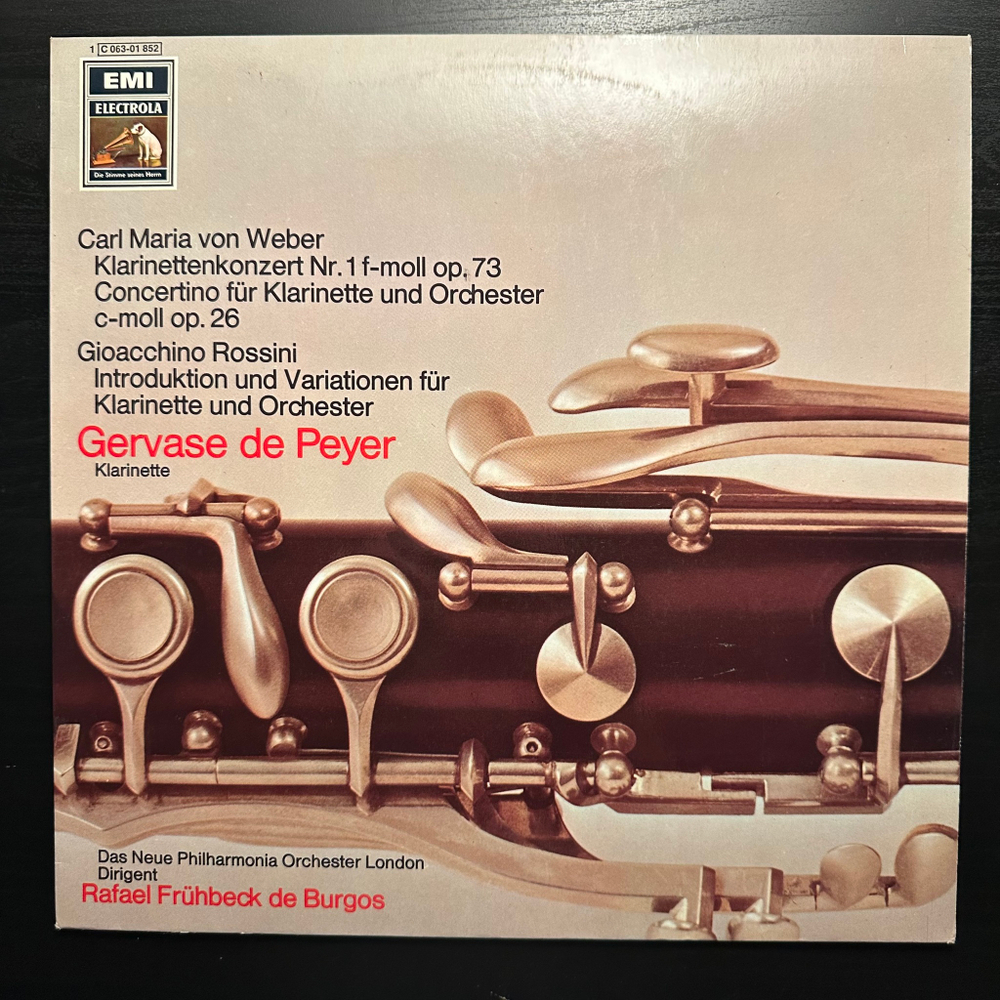 Россини - Концерты для кларнета соч. 73, соч. 26 / Интродукция и вариации для кларнета с оркестром (Германия)