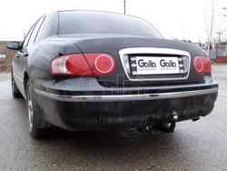 Фаркоп оцинкованный Galia K025A для Kia Opirus 2003-2010(паспорт и сертификат в комплекте)(без электрики)