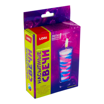 Насыпные свечи LORI "Очарование цвета"