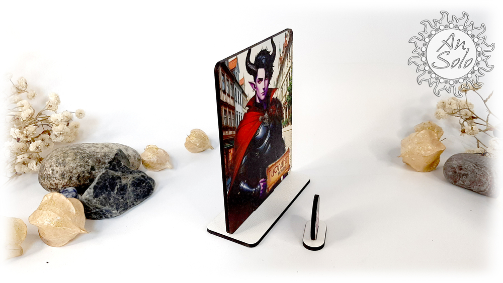 Мужской аватар Тифлинг Воин для настольных игр, ДНД