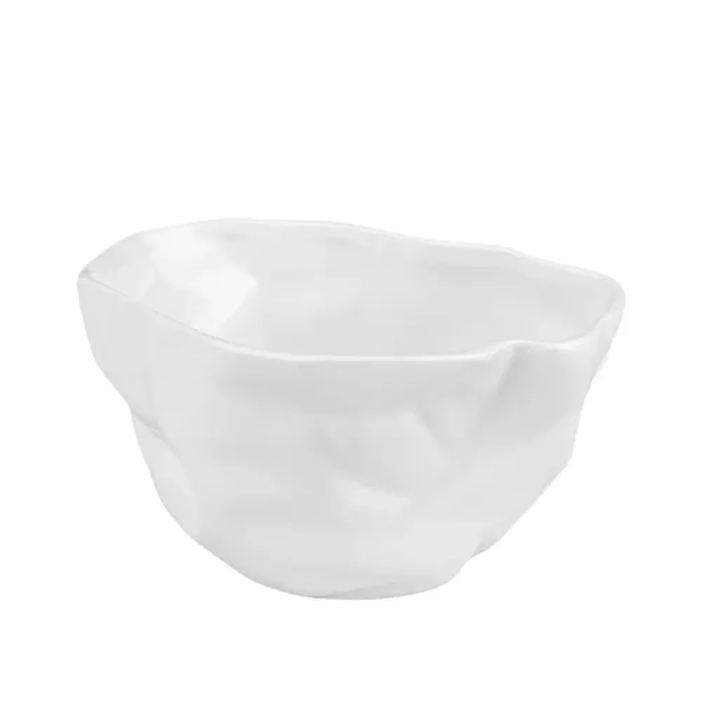 Салатник 450 мл 13*11 см h8 см овальный Crumpled Style белый фарфор P.L. Proff Cuisine [4]