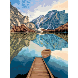 Ravensburger - CreArt на холсте Озеро Живопись по номерам 239092 / артикул   239092  / GTIN 4005556239092