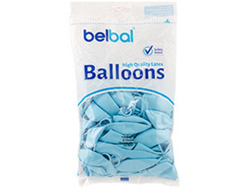 Шар (14"/36 см) Пастель Экстра Ice Blue 449 50 шт.