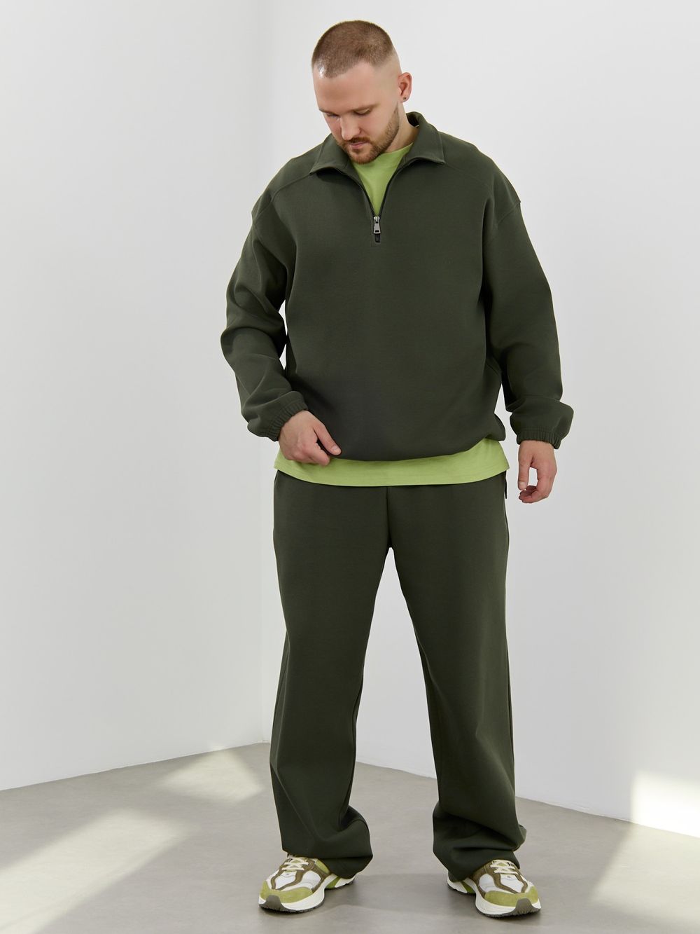 Толстовка мужская Интер-1 Виотекс ХАКИ