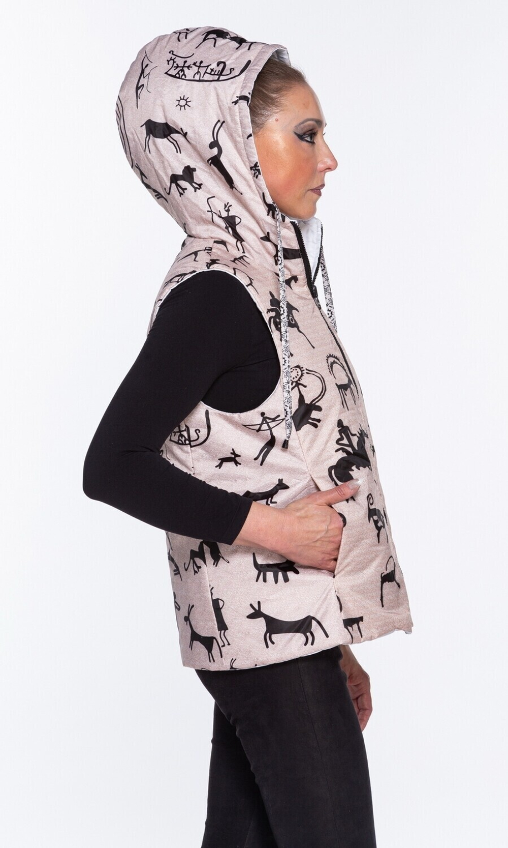 Двусторонний жилет "Петроглиф"