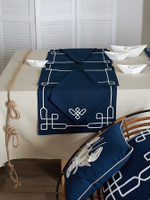 Дорожка на стол navy story из коллекции sea treasures, 45х150 см