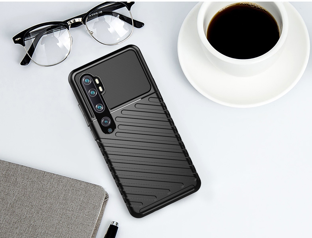 Чехол для Xiaomi Mi Note 10 и Mi Note 10 Pro цвет Black (черный), серия Onyx от Caseport