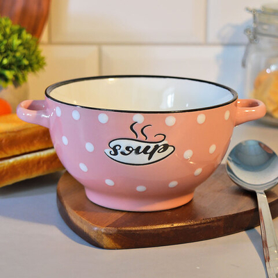 Бульонница 650мл "Горошек"