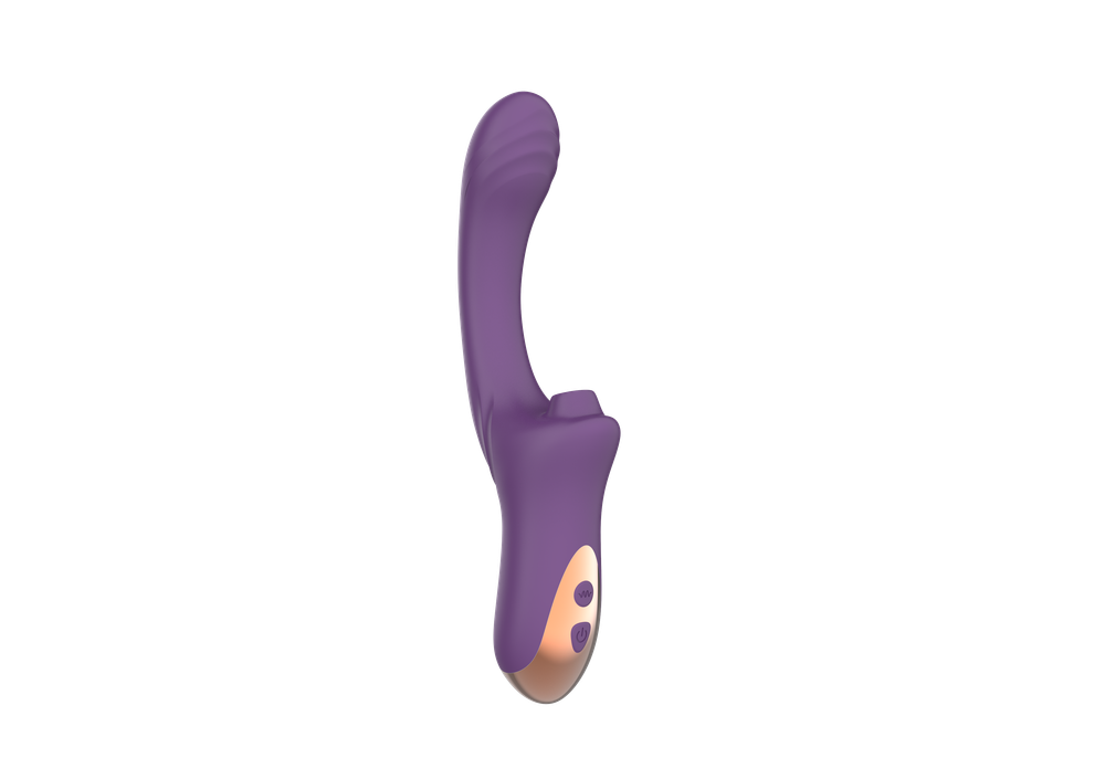 Вагинально-клиторальный вибратор Secwell SW3044-purple
