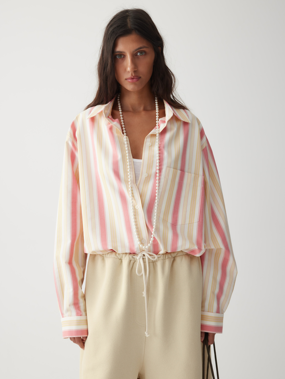 Рубашка в полоску