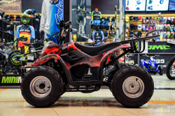 Квадроцикл детский аккумуляторный GreenCamel GOBI K70 (36V 800W дифференциал) (Армейский-красный) с