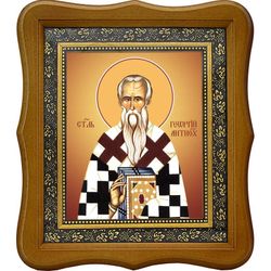 Георгий Антиохийский (Писидийский) святитель, епископ. Икона на холсте.