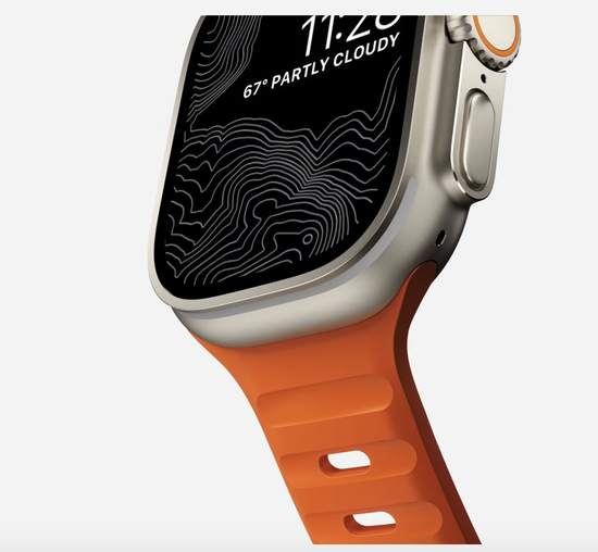 Ремешок Nomad Sport Band M/L, Orange - Apple Watch Ultra (49mm) 8/7 (45mm)/6/SE/5/4 (44mm)/3/2/1 (42mm)