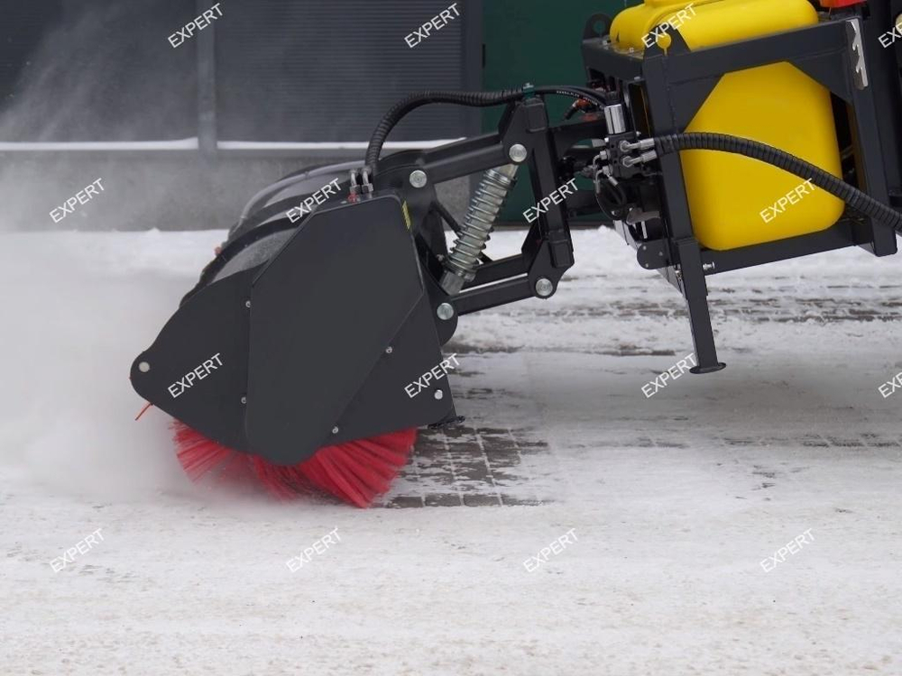 Щетка дорожная с бункером на погрузчик
