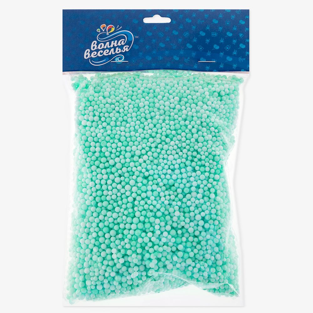 Шарики пенопласт, Тиффани, 2-4 мм, 10 гр.