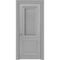 Купить Межкомнатная дверь эмаль Лайн 3/2 Багет RAL 7047 остеклённая 2