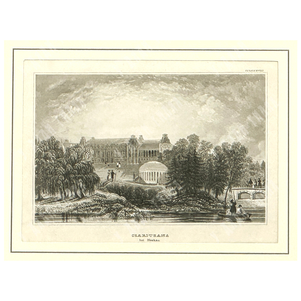 Йозеф Мейер. Царицыно в Москве. Снято с вида первой половины XIX века. Германия. 1840-е гг. Бумага,