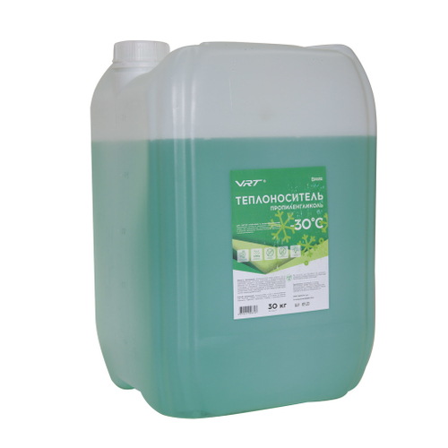 Теплоноситель VRT VR.P.G.30.30 (пропиленгликоль, -30 град) 30 кг ЗЕЛЕНЫЙ