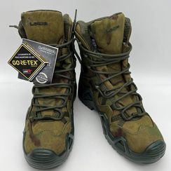 Тактические треккинговые ботинки LOWA,мох
