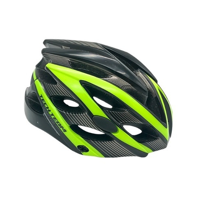 Шлем взрослый Tech Team  GRAVITY 700 зеленый объем 56-62см со стоп-сигналом