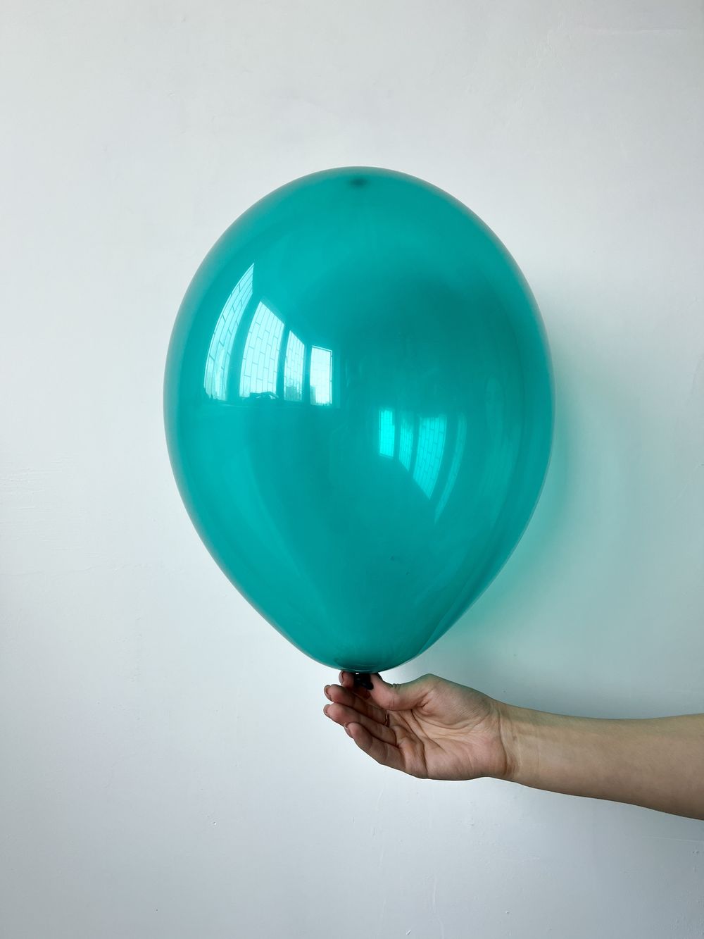 B Шар кристалл 12" / 30 см бирюзовый teal (БГ-17) 