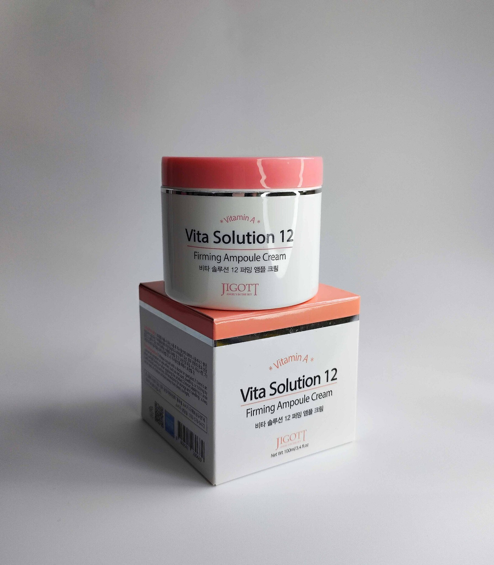 Крем для лица ампульный укрепляющий JIGOTT Vita Solution 12 Firming ampoule cream 100 мл