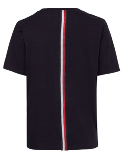 Женская теннисная футболка Tommy Hilfiger Regular Tape Tee - Бирюзовый