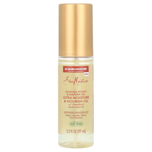 SheaMoisture, Мед манука и масло мафуры, увлажняющее и питательное масло, 97 мл (3,3 жидк. унц.)